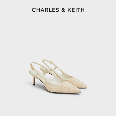 编织细高跟凉鞋CHARLESKEITH