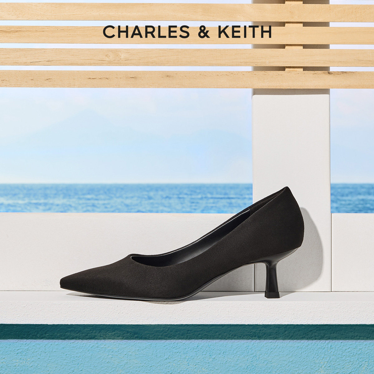 【毕业礼物】CHARLES&KEITH女鞋CK1-60361352通勤尖头高跟单鞋