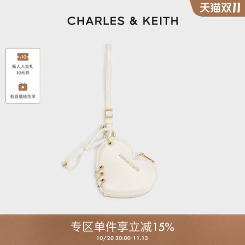心形包挂零钱包CHARLES&KEITH