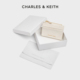 10701631菱格钱包零钱卡包 CK6 新年礼物 CHARLES&KEITH26春新款