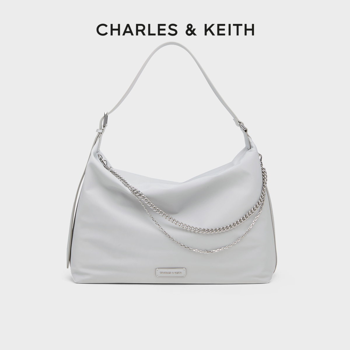 CHARLESKEITH尼龙链条大号托特包