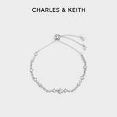 CHARLES&KEITH26春新款 CK5 13220060北极星系列设计感水晶手链