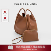 CHARLES＆KEITH女包CK2 30781483女士时尚 大容量子母托特包