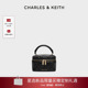 CHARLES&KEITH女包CK2 情人节礼物 80782534菱格手提斜挎小方包
