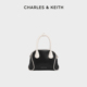 CHARLES&KEITH25冬新款 CK2 30160242简约运动风手提小方包斜挎包