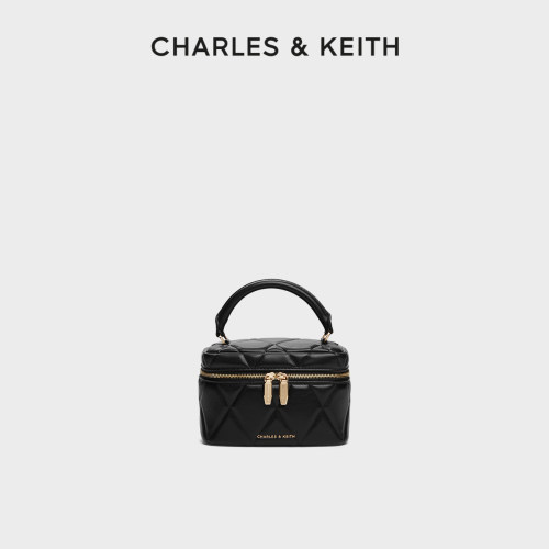 CHARLESKEITH菱格链条手提小方包