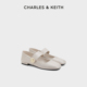 70920166金属圆扣两穿平底玛丽珍鞋 CHARLES&KEITH秋冬女鞋 CK1