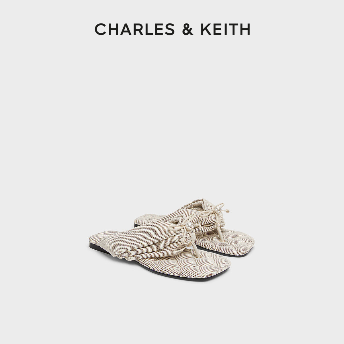 Beige��ɫ 35 CHARLES&KEITH25�ļ��¿�CK1-70360167������������ƽ��������Ь