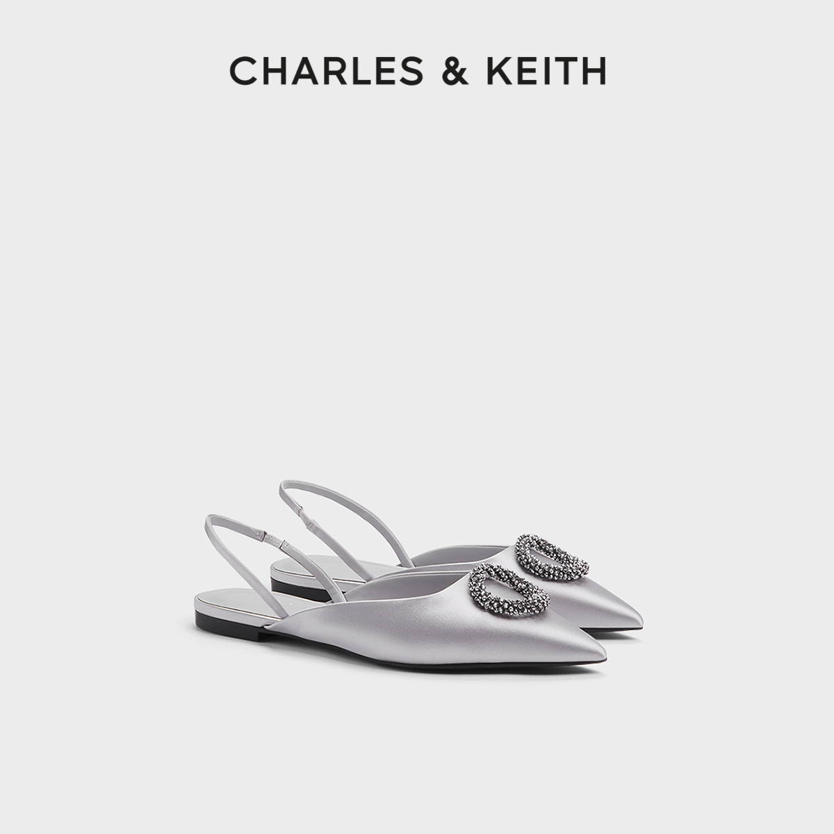 夏季尖头带凉鞋CHARLES&KEITH