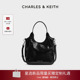30782659手提托特包菜篮子包 CK2 新年礼物 CHARLES&KEITH25新款