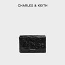 CK2 CHARLES&KEITH24新款 小方包 618开门红 80782348褶皱翻盖式