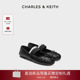 CHARLES&KEITH26春新款 芭蕾舞鞋 CK1 70920211平底蝴蝶结玛丽珍鞋
