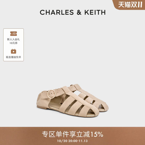 休闲平底罗马凉鞋CHARLES&KEITH