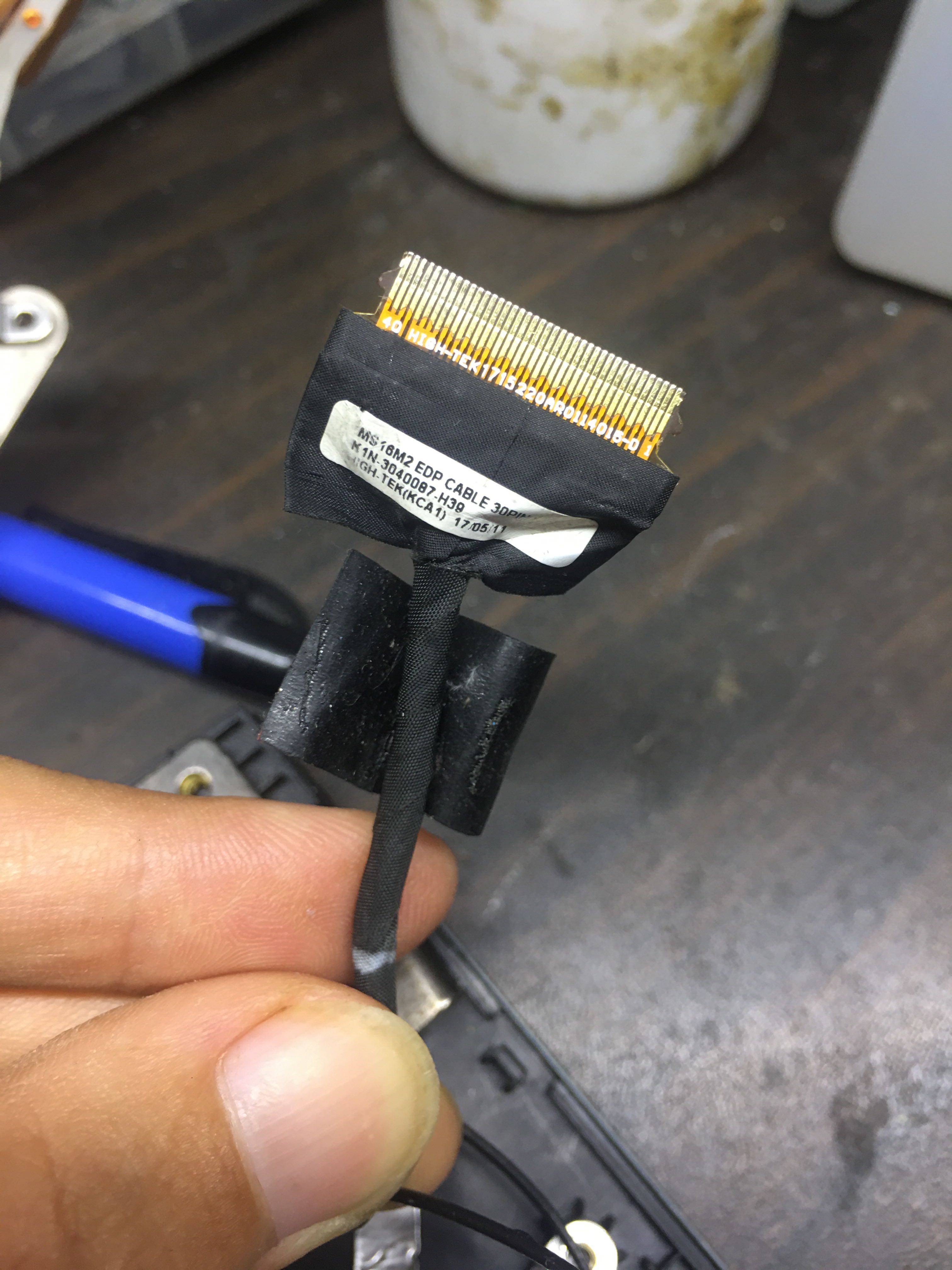 未来人类 t500-a3 笔记本屏线排线