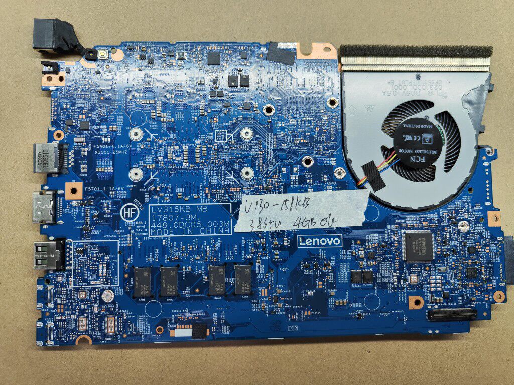 联想v330-15ikb 笔记本主板17807-3m  3865u ddr 4gb 效果 单购