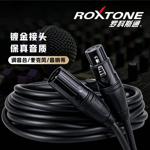 罗科斯通爱肯声卡和话筒连接器