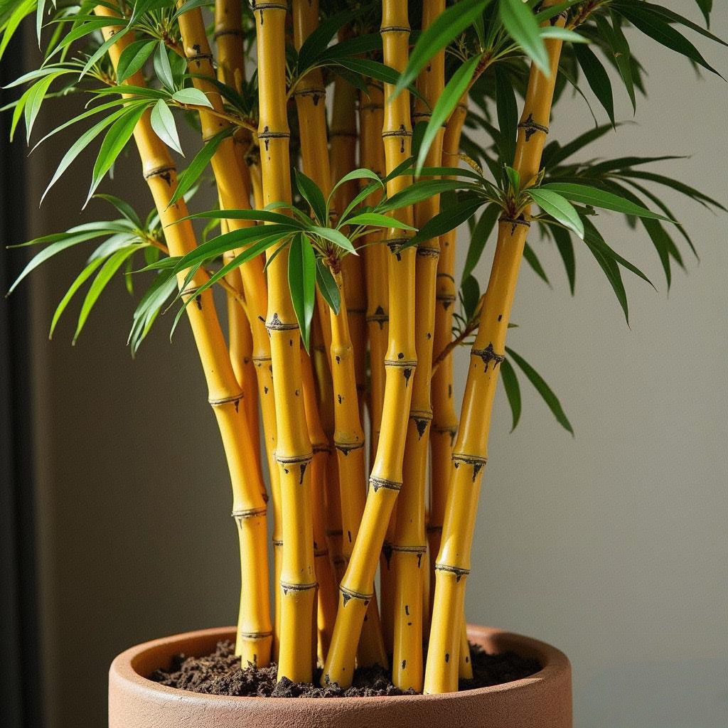 黄金竹苗种植招财富贵耐寒冻风景观赏庭院风水竹粉金竹灰金竹子苗