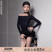 跳舞专用上衣D104 时尚 Dancebaby拉丁练习服分体套装 舞衣上衣新款