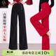 练功02 国标舞练功阔腿长裤 dancebaby摩登舞裤 秋冬女高端拉丁舞裤