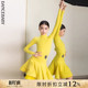 Dancebaby拉丁舞服规定服新款 儿童比赛高领考级舞蹈服DAS776 长袖