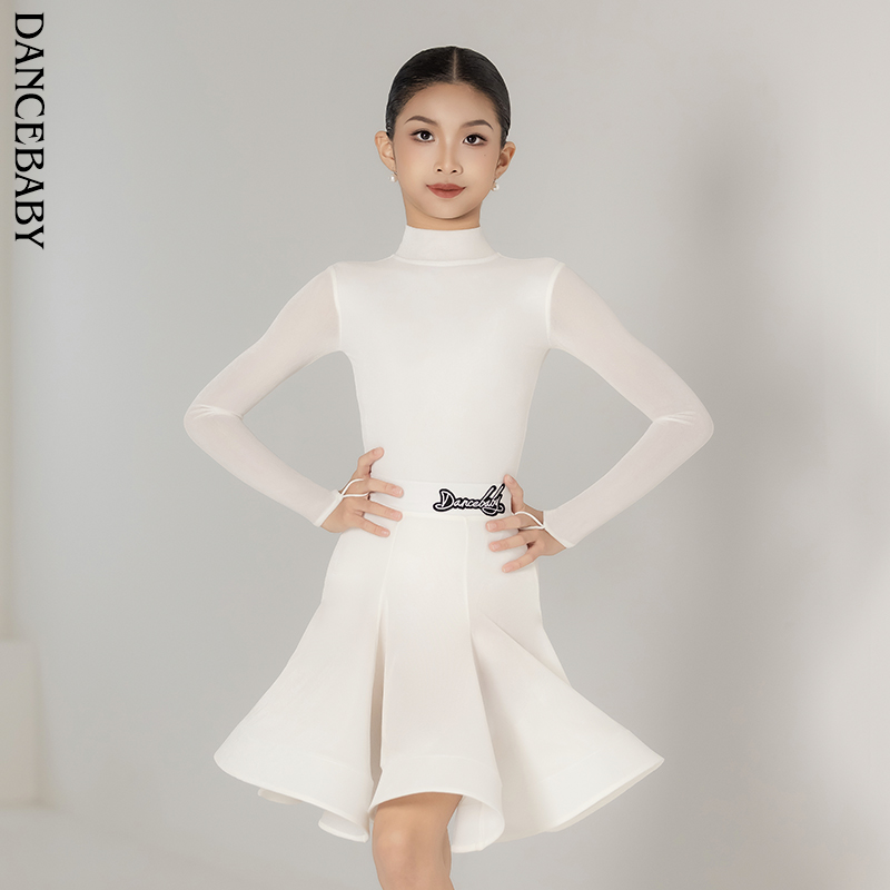 Dancebaby拉丁比赛规定服连衣裙