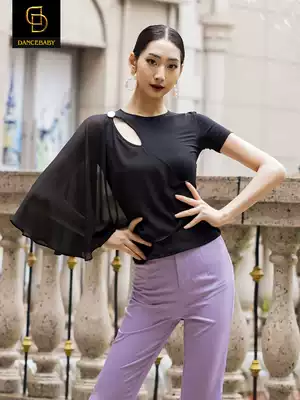 dancebaby Latin dance 2021 new dance jacket summer modern dance suit practice beautiful dance dress YS355