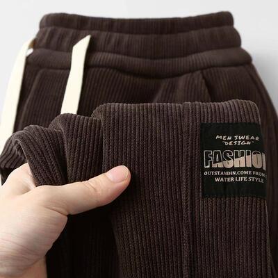 外贸剪标美式灯芯绒裤子