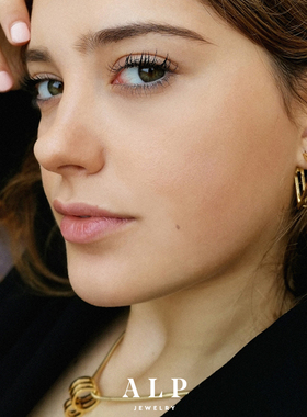 官方ALP JEWELRY首饰明星同款ZERO欧美时尚设计师双层水滴耳环