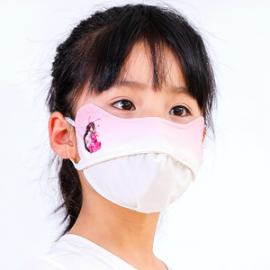 小舞儿童防晒口罩夏季冰丝薄款透气男女童护眼角防紫外线面罩2025