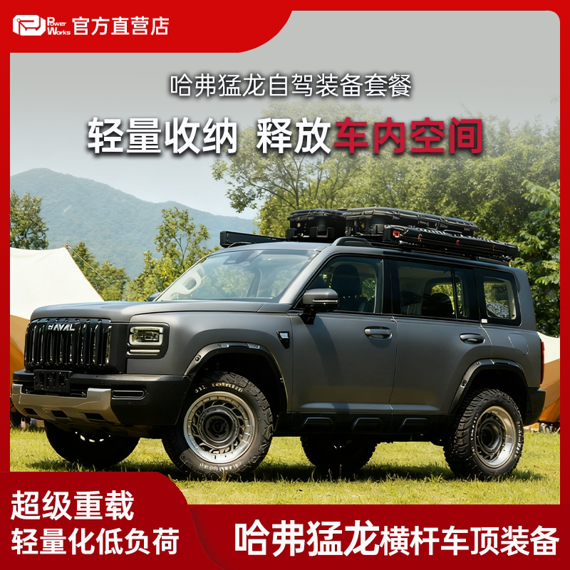 猛龙车顶行李架横杆平台侧边帐