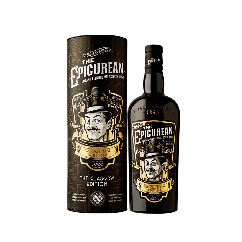 大玩家格拉斯哥桶强限定版调和威士忌THE EPICUREAN礼盒装新品