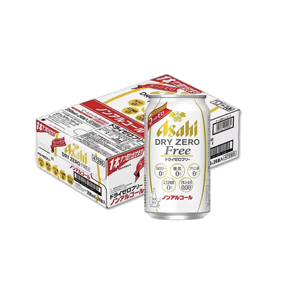朝日Asahi无酒精啤酒饮料日本进口No1DRY ZERO无嘌呤无醇风味饮料