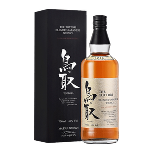 鸟取波本桶调配威士忌THE TOTTORI日本松井仓吉进口洋酒日威700ml