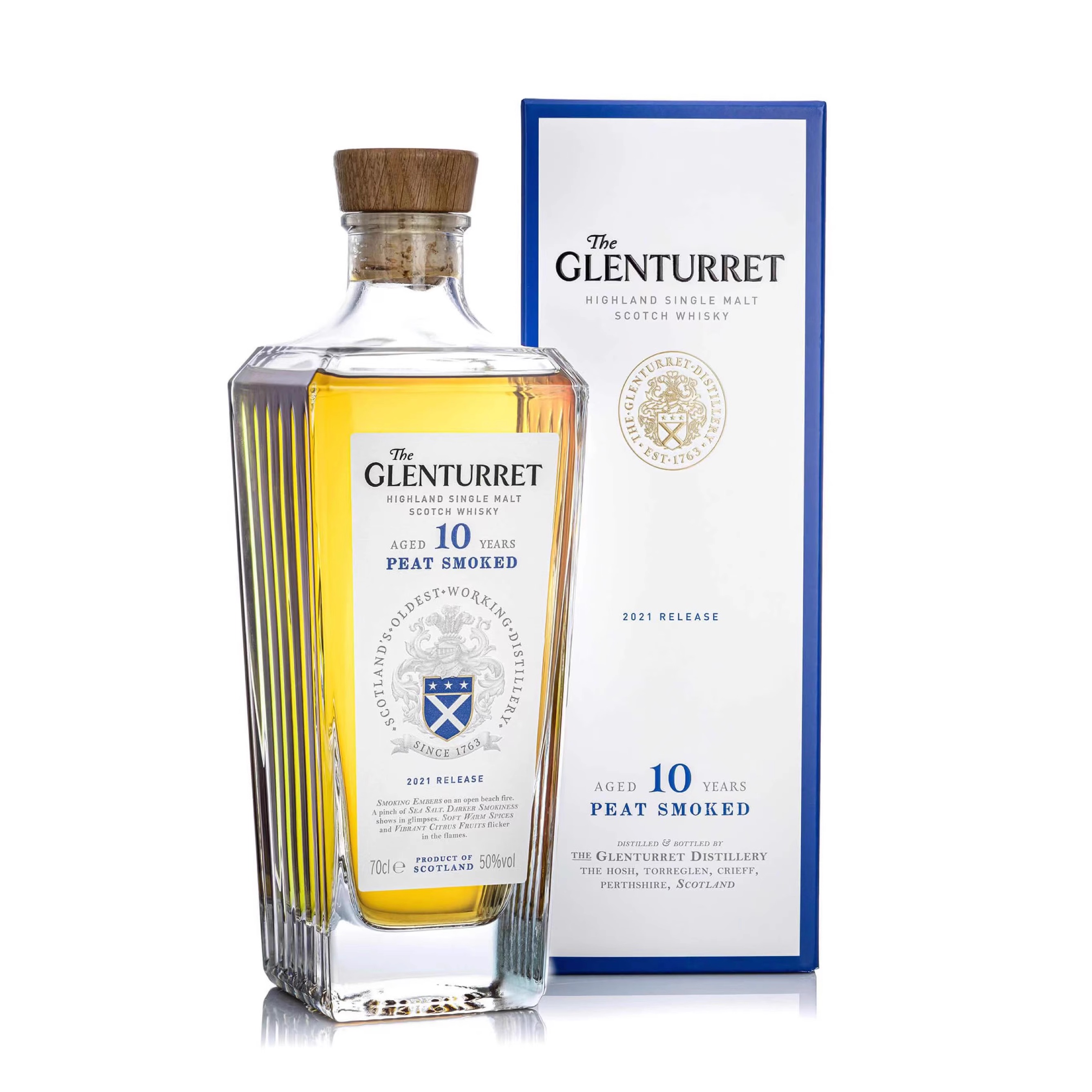 行货 Glenturret格兰塔雷特/特睿谷10年苏格兰单一麦芽威士忌酒