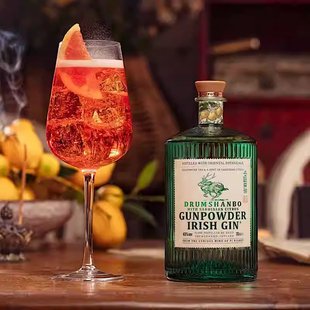 颜值瓶身 爱尔兰DRUMSHANBO GUNPOWDER GIN鹿角兔撒丁岛柑橘金酒