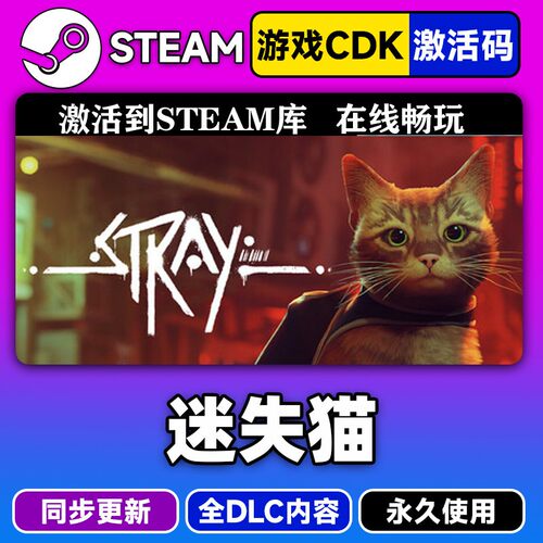 steam正版迷失猫激活码CDKEY入库迷失猫Stray全DLC