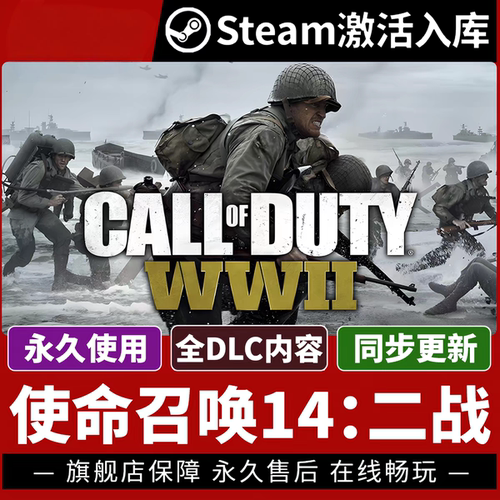 【使命召唤14：二战中文】单机 Steam全球区 CDK激活码入库射击