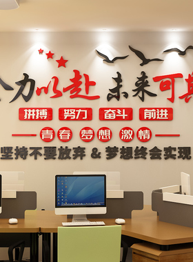 高三教室布置装饰神器班级文化激励中考自习室励志标语背景墙墙贴