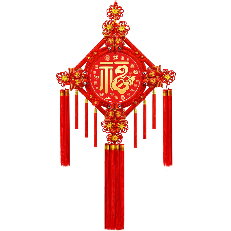 双面福字新款中国结挂饰客厅
