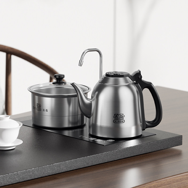 吉谷tc009简量茶台烧水壶一体泡茶专用嵌入式非全自动上水电水壶