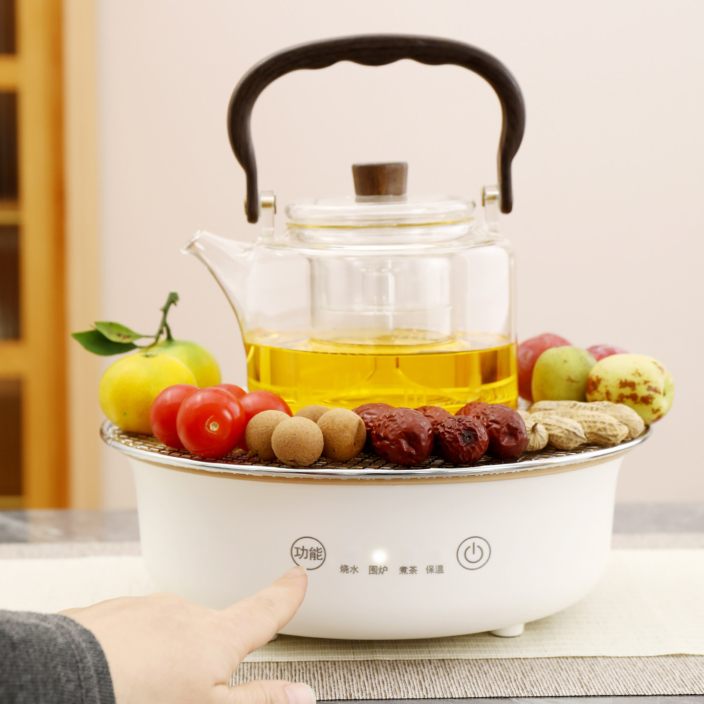 新款家用多功能围炉煮茶套装电陶炉烤火炉电茶炉一炉多用养生炉,厨房电器,电磁炉/陶炉,淘宝优惠券,粉丝福利购,淘宝优惠卷