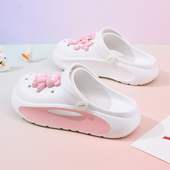 2026新款 外穿厚底凉鞋 防滑踩屎感凉拖鞋 洞洞鞋 沙滩鞋 夏季 时尚 女款