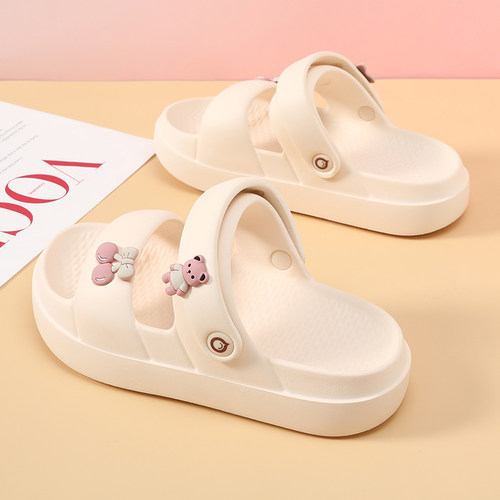 eva舒适厚底踩屎感两穿凉鞋女款