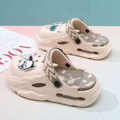 外穿厚底防滑包头两穿踩屎感沙滩情侣凉拖鞋 夏季 女2026新款 洞洞鞋