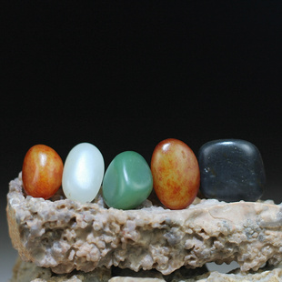 和田玉籽料原石沙枣青白玉黄沁墨玉青花小籽手链籽戒面籽38元 任选