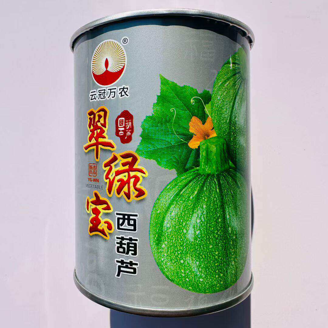 翠绿宝西葫芦种子无蔓圆葫芦瓜种籽丰产耐白粉病嫩南瓜蔬菜种孑籽