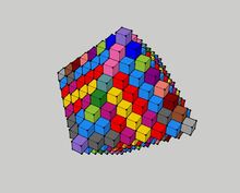 鲁班锁 孔明锁 sketchup草图大师su模型+制作数据 97柱大菠萝57号