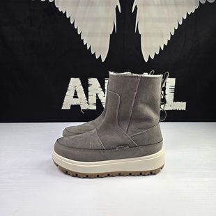 雪地靴休闲鞋 厚底真皮羊毛时装 防滑保暖百搭防泼 清ST女子冬季 断码