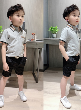 童装男童polo衫短袖韩版儿童半袖2021夏装新款中大童翻领保罗T恤