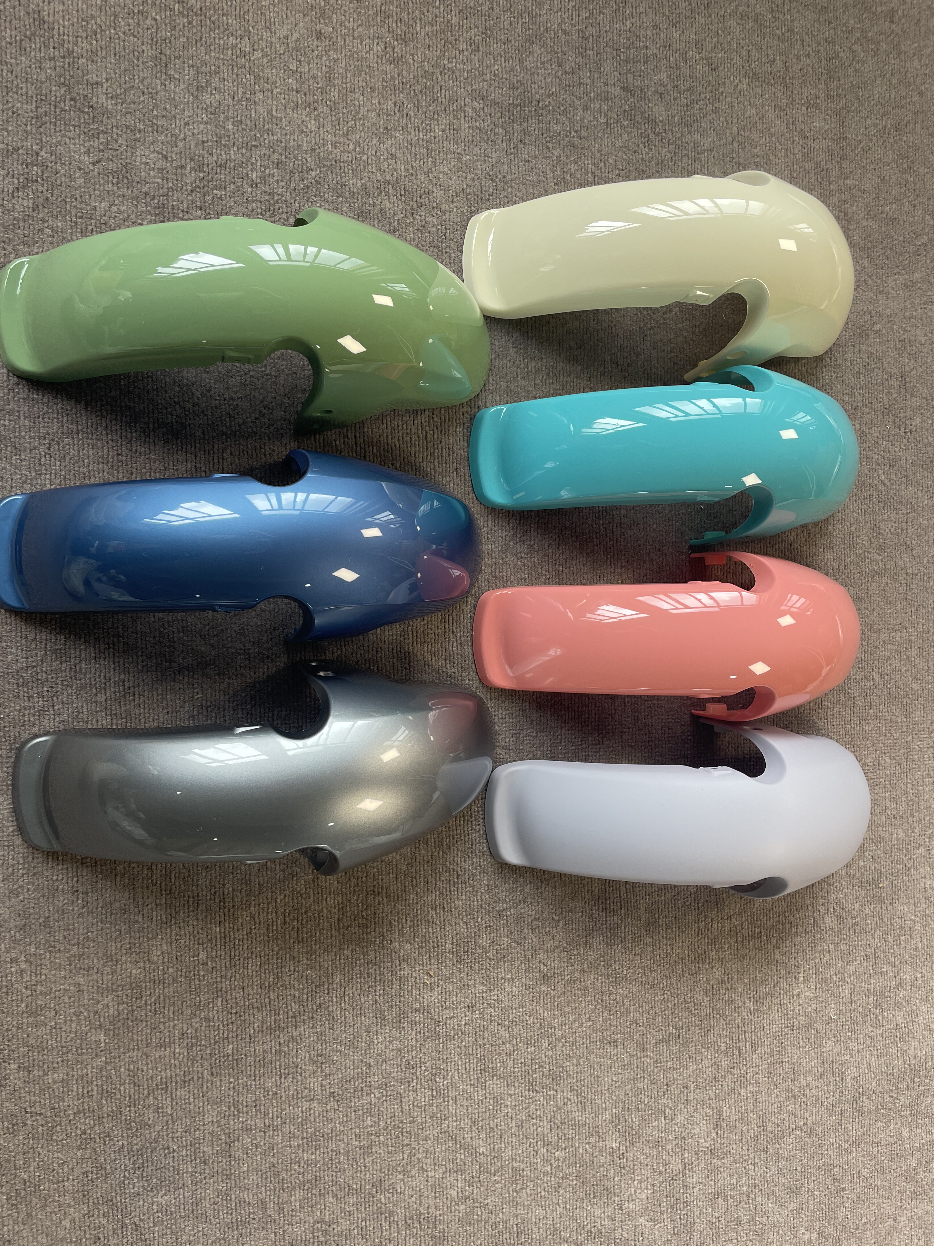 雅迪电动车DE3前泥板雅迪U8前泥板新国标DE2电动车前轮挡泥板